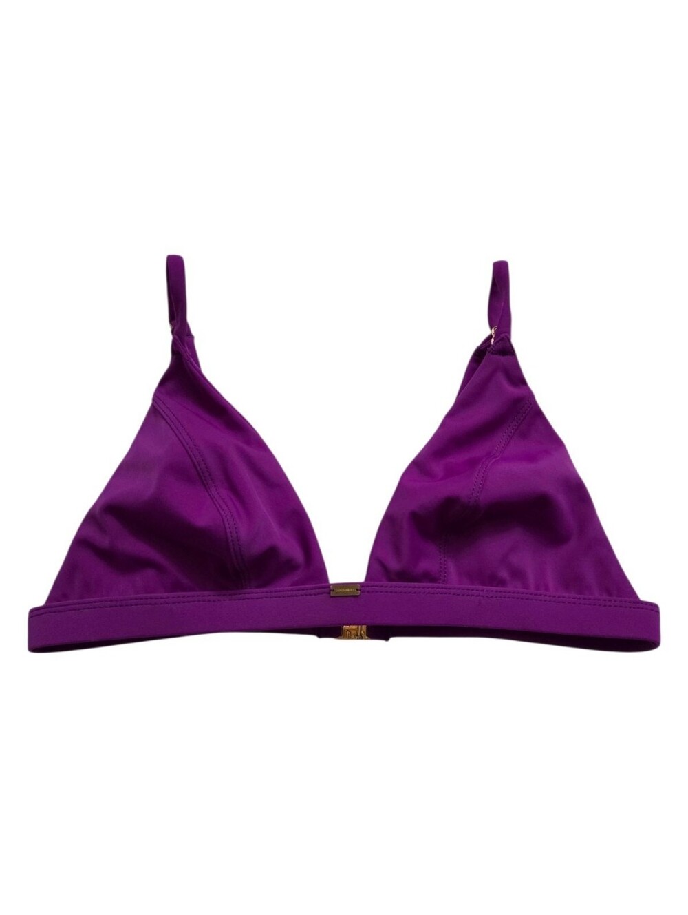 Gooseberry Swim Purple Triangle Bikini Top Size Medium